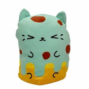 Cats Vs Pickles Mint Chippie Ice Cream Cat Jumbo Bean Bag Plush Stuffed Animal